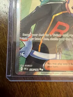 Pokemon Team Rocket's Petrel 226/182 Destined Rivals Ultra Rare Holo Full Art - Image 2