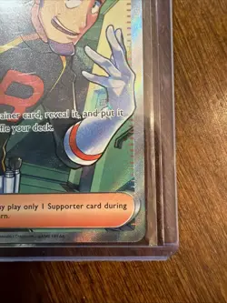 Pokemon Team Rocket's Petrel 226/182 Destined Rivals Ultra Rare Holo Full Art - Image 3
