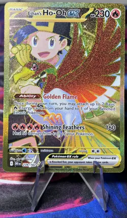 Ethan's Ho-Oh ex - 239/182 - SV10: Destined Rivals Hyper Rare Pokemon TCG NM - Image 1