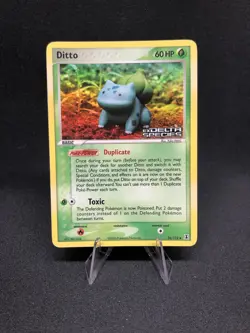 Ditto (Bulbasaur) 36/113 Pokemon Delta Species Stamped Reverse Holo NM - Image 1