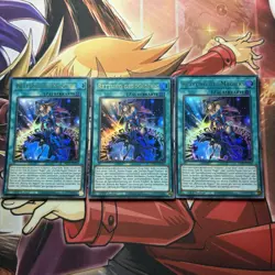 Yugioh! Playset 3x Rettung des Magiers Ultra Rare - MP21-DE256 1. Auflage - DE - Image 1