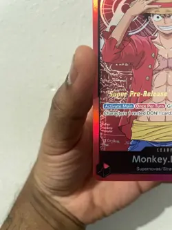 ST01-001 Super Pre Release Monkey D. Luffy One Piece TCG English NM - Image 5