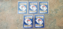 Lot 5 SlowKing Neo Genesis Holo 1995-2000 Reverse (US/Canada) - Swirl Rare Cards - Image 2