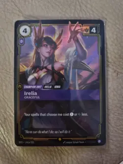 Irelia - Graceful - 141a/221 Spiritforged Alt Art Riftbound Card - Image 1
