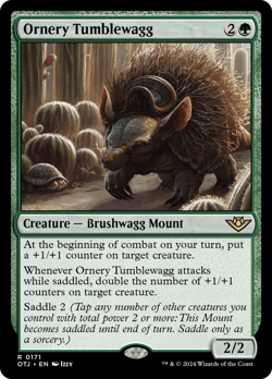 Ornery Tumblewagg #171 | Near Mint | Outlaws of Thunder Junction OTJ | Magic MTG - Image 1