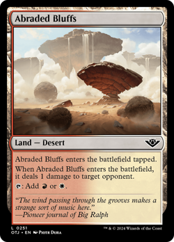 Abraded Bluffs #251 | NM FOIL | Outlaws of Thunder Junction OTJ | Magic MTG - Image 1