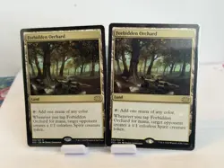 MTG Forbidden Orchard Land 2X2 2 Cards 323/331 - Image 1