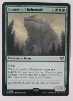 MTG CMM Craterhoof Behemoth - Image 1