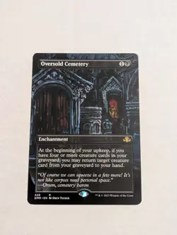 Oversold Cemetery (Borderless) Dominaria Remastered Regular - Image 1
