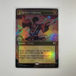 Redirect Lightning (Showcase) Avatar: The Last Airbender Foil MTG - Image 1