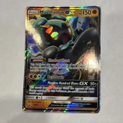 Pokemon TCG Marshadow GX SM59 Burning Shadows Promo Full Art Holo Basic 150HP - Image 1