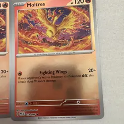 Lot of 8 Reverse & Holo Rare Moltres ME02: Phantasmal Flames Cards Pokemon Fire - Image 2