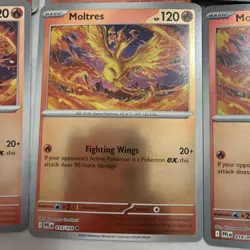 Lot of 8 Reverse & Holo Rare Moltres ME02: Phantasmal Flames Cards Pokemon Fire - Image 4