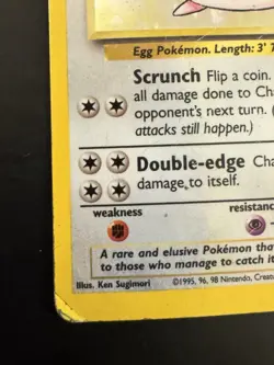 Pokemon TCG Wizards Chansey Base Set Holo Rare 3/102 1999 Trading Card - Image 4