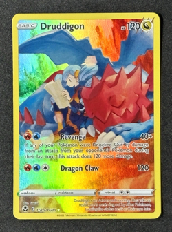 Pokemon TCG Druddigon (Trainer Gallery) SWSH12: Silver Tempest TG09/TG30 - Image 1