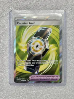 Pokemon Counter Gain Surging Sparks Hyper Rare Full Art Holo 249/191 - Image 1