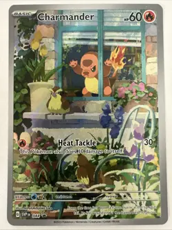2023 Pokemon TCG Obsidian Flames Charmander #044 SVP En Black Star Promo - Image 1