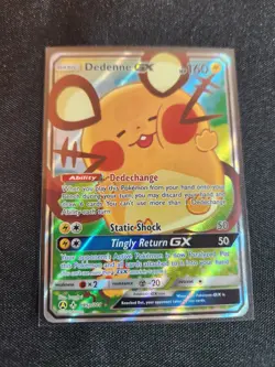 Dedenne GX 195a/214 LP to NM Alternate Full Art Promo Pokemon Card - Image 1