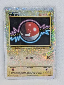 Pokemon Voltorb Legendary Collection Reverse Holo Rare Pokemon TCG Nintendo - Image 1