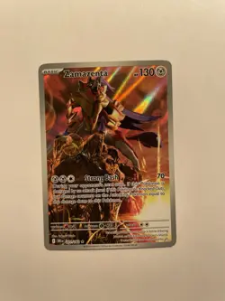 Zamazenta Destined Rivals Illustration Rare 201/182 Pokemon NM - Image 1