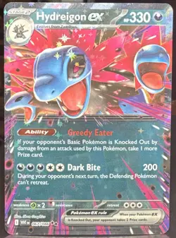 Pokemon Pokemon TCG Hydreigon ex 067/086 Sv: White Flare Double Rare Holo Card - Image 1