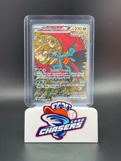 2025 Pokemon Prismatic Evolutions Roaring Moon ex 162 Special Illustration Rare - Image 1
