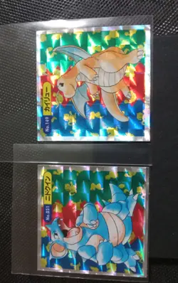 POKEMON Topsun Sugimori Carddass Nidoqueen Vending TOPSUN 1997 MINI PRISM FOIL ; - Image 3