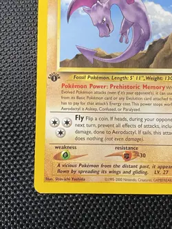 Pokemon Aerodactyl 1st Edition 15/64 Neo Revelation Rare LP+ - Image 5