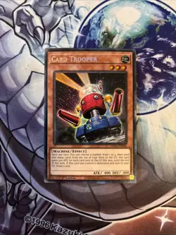 (HE) Yu-Gi-Oh! Card Trooper Collector’s Rare (AMDE-EN046) 1st Ed VLP - Image 1