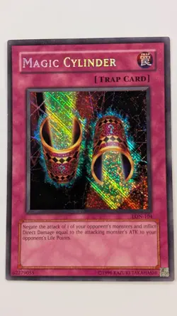 Yugioh Magic Cylinder LON-104 Secret Rare – LP - Image 1