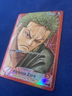 ONE PIECE TCG Roronoa Zoro OP01-001 Alternate Art - Image 2