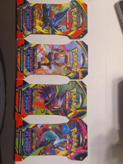 Mega Evolution Phantasmal Flames, 4 Pack, Full Art, Pokemon Cards, English, New - Image 1