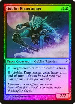 Goblin Rimerunner FOIL Coldsnap NM Red Common MAGIC GATHERING CARD ABUGames - Image 1