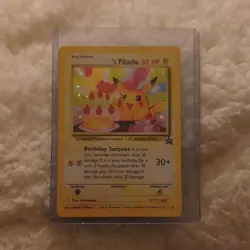 Pokemon Birthday Pikachu Wotc Promo Holo Card 24/53 50 HP English TCG - Image 1