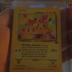 Pokemon Birthday Pikachu Wotc Promo Holo Card 24/53 50 HP English TCG - Image 3