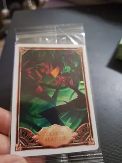 Hazbin Hotel Demon Alastor First Ever Promo Card Limited Edition - Image 1