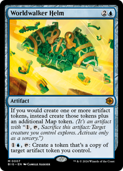 Worldwalker Helm 7 | NM Near Mint | BIG The Big Score Magic MTG - Image 1