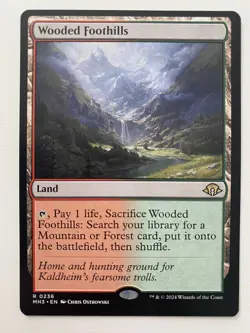 Wooded Foothills (0236) *Non-Foil* Base Rare MH3 MTG NM/MT Combined Shipping - Image 1
