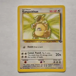Pokemon Kangaskhan Jungle 1999 21/64 Rare Basic 90 HP Regular Unlimited English - Image 1