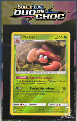 Carte Pokemon Parasect 7/181 Rare Reverse SL9 Duo De Choc FR - Image 1