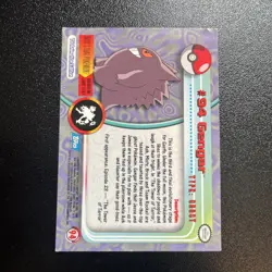 Gengar #94 2000 Topps Series 2 Pokemon Blue Logo TV Animation Edition - Image 4