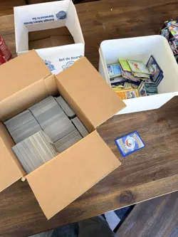 Pokemon TCG mixed bulk. 12 lbs , 3000 com/uc. 50 holo/R holo mini binder,sleeves - Image 3
