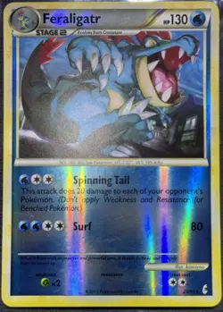 Pokemon TCG • Feraligatr 25/95 - Call of Legends Reverse Holo • MP • - Image 2