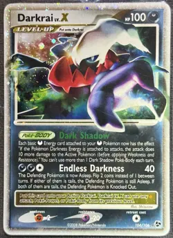 Pokemon TCG • Darkrai (Lv. X) 104/106 - Great Encounters • HP-DMG - Image 1