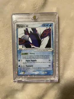 Pokemon Kyogre ex EX Crystal Guardians Holo Rare Card 037 100 HP Nintendo 2006 - Image 2