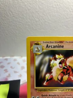 1999 Pokemon Wizards Black Star Promos Arcanine #6 NM - Image 2