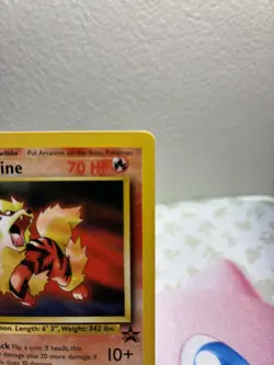 1999 Pokemon Wizards Black Star Promos Arcanine #6 NM - Image 3