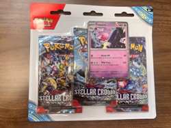 Pokemon-Scarlet & Violet: Stellar Crown 3-Pack Booster Blister (Tinkaton) SEALED - Image 1