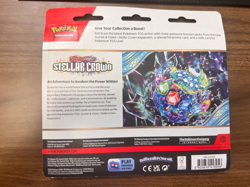 Pokemon-Scarlet & Violet: Stellar Crown 3-Pack Booster Blister (Tinkaton) SEALED - Image 2