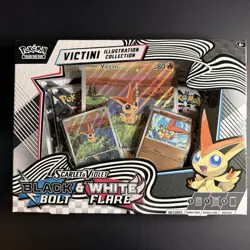 Pokemon TCG Black Bolt & White Flare Unova Victini Illustration Collection Box - Image 1